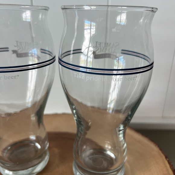 Sam Adams Lager beer Glass vintage set of 2 - Picture 7 of 7